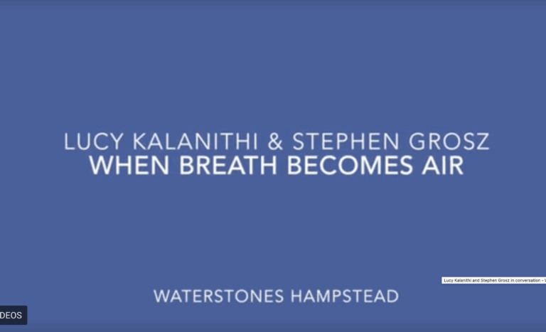 Talking to Lucy Kalanithi